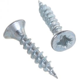 Потайной универсальный шуруп Метизный двор 3,0x16, белый, 50 шт. 4690441018830 