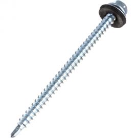 Кровельный саморез крепежная техника цинк 4.8х80 мм, 100 шт 431012 БК 
