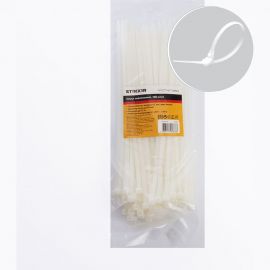 Хомут STEKKER NYCT47-250 нейлоновый 4.7x250 мм d пучка max 65 мм нагрузка 22 кг белый 32785 