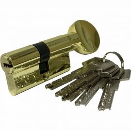 Цилиндровый механизм Вантаж 5 ключей, золото ZС80,40Cx40 РВ 