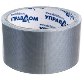 Армированная влагостойкая клейкая лента на тканевой основе УправДом металлик, 50 мм х 10 м 4100003392 