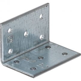 Крепежный уголок VORMANN 40х40х60х2,5 мм, оцинкованный 70 934 000 