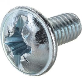 Винт ZAMETAL М6х12 с полусфер. гол. и прессш., DIN 967, оц., 500 шт ZA514295 