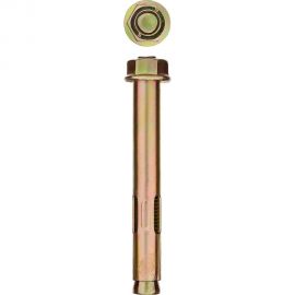 Анкерный болт с гайкой Зубр 10 x 97 мм, 40 шт, желтопассивированный, Профессионал 302342-10-097 