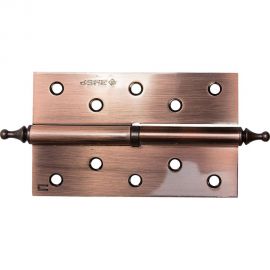 Дверная разъемная петля Зубр Эксперт 1 подшипник цвет старая медь AC правая с крепежом 125x75x2.5 мм 2 шт. 37605-125-6R 