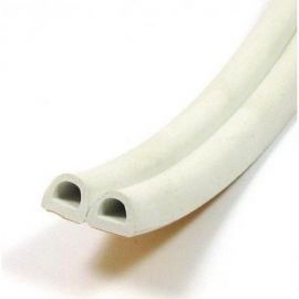 Самоклеящийся уплотнитель Sila D-профиль, 12 м, белый W12 SILADW12 