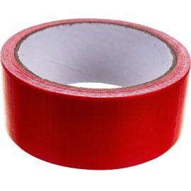 Армированная влагостойкая клейкая лента на тканевой основе УправДом красная, 38 мм х 10 м 4100002057 