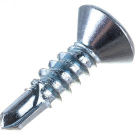 Саморез ZAMETAL 4,8x19 со сверлом и потайной головкой, DIN 7504Р, оц., уп. 500 шт. ZA082327 