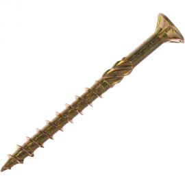 Саморез по дереву HIMTEX проф. желт. потай Torx 25, 4,5x50, 200 шт. 04550Fh 