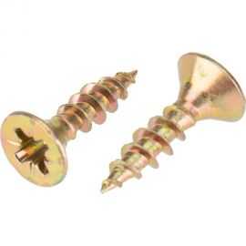 Универсальный саморез KRANZ 4x16, желтый цинк, 200 шт. KR-01-3311-024 