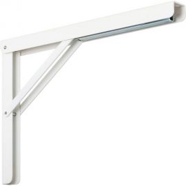 Складной кронштейн VORMANN Multi-Line 270х400х36х2 мм, оцинкованный, цвет: белый, 200 кг 00152 400 W 