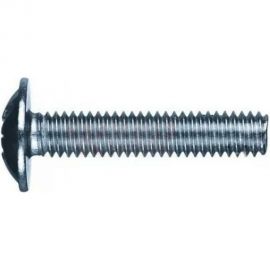 Винт ZAMETAL М8x45, с полусфер. гол. и прессш., DIN 967, оц., уп. 100 шт. ZA514523 