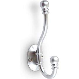 Мебельный крючок KERRON Д60 Ш130 В35, матовый хром KR 0180 SC 