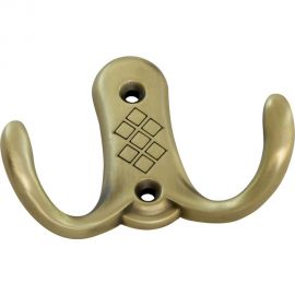 Мебельный крючок KERRON Д60 Ш80 В20, античная бронза KR 0211 MAB 