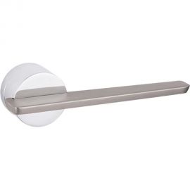 Дверные ручки VAL DE FIORI ВИЕСТЕ никель супермат./хром блест. 2 шт INDH 714-21 MSN/CP 