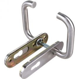 Комплект ручек с пружиной для противопожарных замков WindoorPro арт.1919 нерж. сталь 6276 