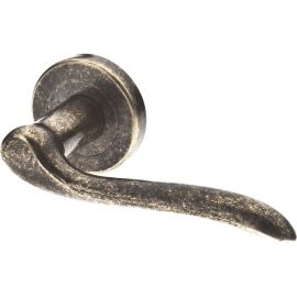 Ручка DOORLOCK DL Звездная линия Tessera M096 AB-SR античная бронза A=35-55 мм 73505 