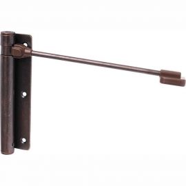 Дверной доводчик ALDEGHI LUIGI SPA левый, 170х39х225 мм, цвет: бронза, к-т: 1 шт + ключ с декоративными шурупами 114AB170S 