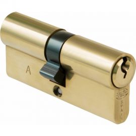 Цилиндровый механизм Amig полированная латунь, 30x30, ключ/ключ 9500-60 