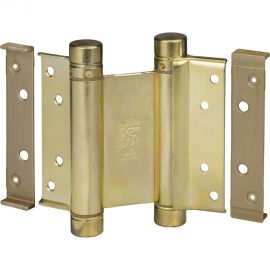 Петля 2-го действия ALDEGHI LUIGI SPA 148x50x42 мм, антич. латунь, к-т 2 шт. + ключ 101OA150B2 