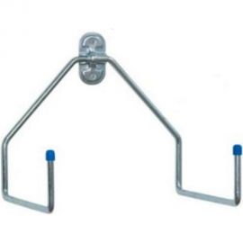 Двойной L-образный крюк ALDEGHI LUIGI SPA 200х200х80х9 мм, оцинкованный 4070AZ200 