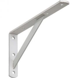Усиленный кронштейн ALDEGHI LUIGI SPA 195х100х20х4 мм, оцинкованный, цвет: белый 2579VB20 