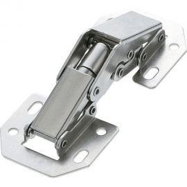 Автоматическая накладная петля с шурупами Amig никель 15-75 