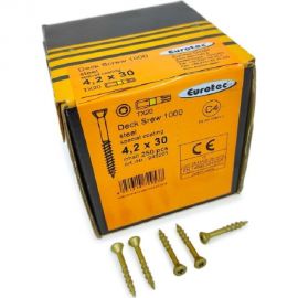 Саморезы Eurotec Deck Srew 1000 4.2x30 TX20, потай, 250 шт. 945201 