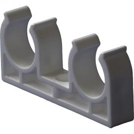 Двойная опора Политэк 20 PPRC серый 9000020020с 