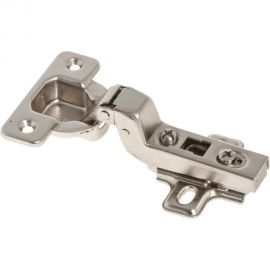 Мебельная петля Element SLIDE-ON click внутренняя 110 град. с отв.пл, белый цинк 2 шт 123070 