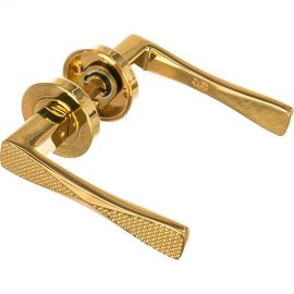 Дверная ручка ORO&ORO латунь блестящая 906-15 GP 