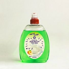 Средство для мытья посуды HIRVI ЧИСТАЯ МАГИЯ Яблоко 0.5 л арт 214x412 