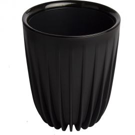 Пластиковый горшок с вкладкой liveingreen СИГМА ЧЕРНЫЙ диам. 25 см, высота 30 см, 10.2 л СИ25-75 