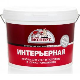 Краска интерьерная супербелая ЭКСПЕРТ 14 кг 16011 