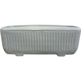 Прямоугольный цветочный горшок Акватек Marmor серый 2-40-2107 