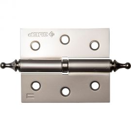 Дверная разъемная петля Зубр Эксперт 1 подшипник цвет матовая никель PN правая с крепежом 75x63x2.5 мм 2 шт. 37605-075-4R 