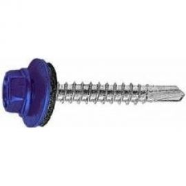 Kenner Cаморез кровельный 4,8x35 RAL5010, синий 3000шт ск355010 