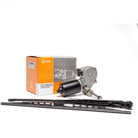 Стеклоочиститель МТЗ 12В в сборе с рычагом и щеткой, аналог 76.5205 АВТОЭЛЕКТРИКА СЛ230М СБ 