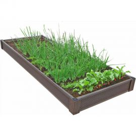 Грядка из ДПК УЛИЧНЫЕ ЛЕСТНИЦЫ Патио 1 14x200x100 см GRD-1-2010 