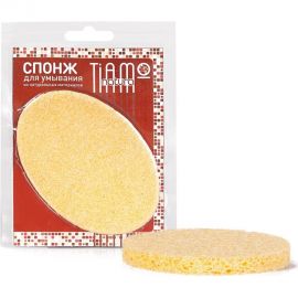 Спонж для умывания TIAMO Natura МАКСИ целлюлоза, 1 шт. 12554 