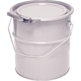 Ведро Тара.ру металл, 3 л, крышка-обруч, белое 25429 