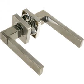 Дверная ручка на квадратной розетке Милан РЕНЦ DH 51-02 SC/CP 