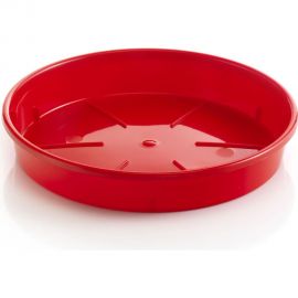 Поддон Teraplast PLATO диам. 12 см, высота 2 см, красный 08086012010 