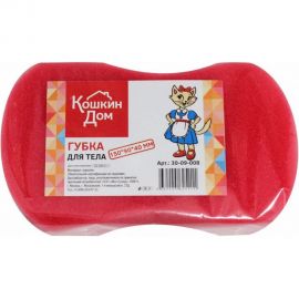 Губка для тела КОШКИН ДОМ 150x90x40 мм, восьмерка 30-09-008 