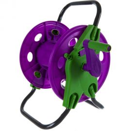 Катушка для шланга на подставке DON GAZON складная ручка, поворотный адаптер 1/5 096-3401 42309 