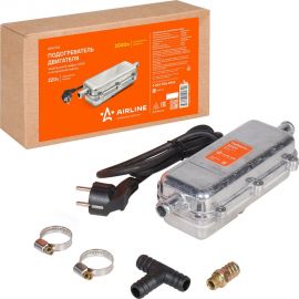 Предпусковой подогреватель двигателя Airline ТАЙФУН-2000 с встроенной помпой, 220 В, 2000 Вт AEAY002 