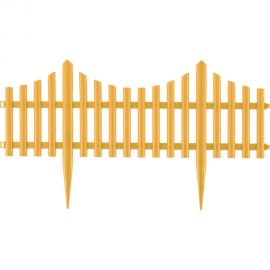Декоративный забор PALISAD Гибкий, 24 х 300 см, желтый 65016 