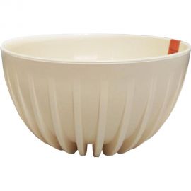 Пластиковый горшок с вкладкой liveingreen МИСКА СИГМА ванильный, диаметр 30 см, 7.9 л СИ вкМ30-31 