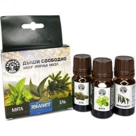 Набор эфирных масел Бацькина баня Дыши свободно 16102 