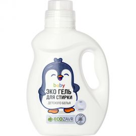 Эко-гель для стирки детского белья ECOZAVR ""Без запаха"", 1 л БХ-0014 